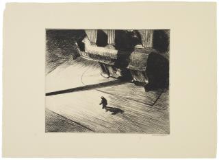 Edward Hopper - Night Shadows, From Six American Etchings (Series I)