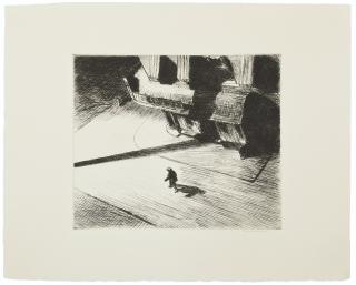Edward Hopper - Night Shadows, from Six American Etchings (Series I)