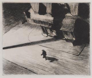 Edward Hopper - Night Shadows (L. 82)