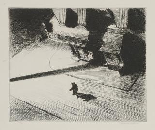 Edward Hopper - Night Shadows (Z. 22; L. 82)
