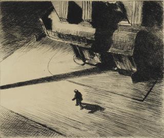 Edward Hopper - Night Shadows (Zigrosser 22; Levin 82)