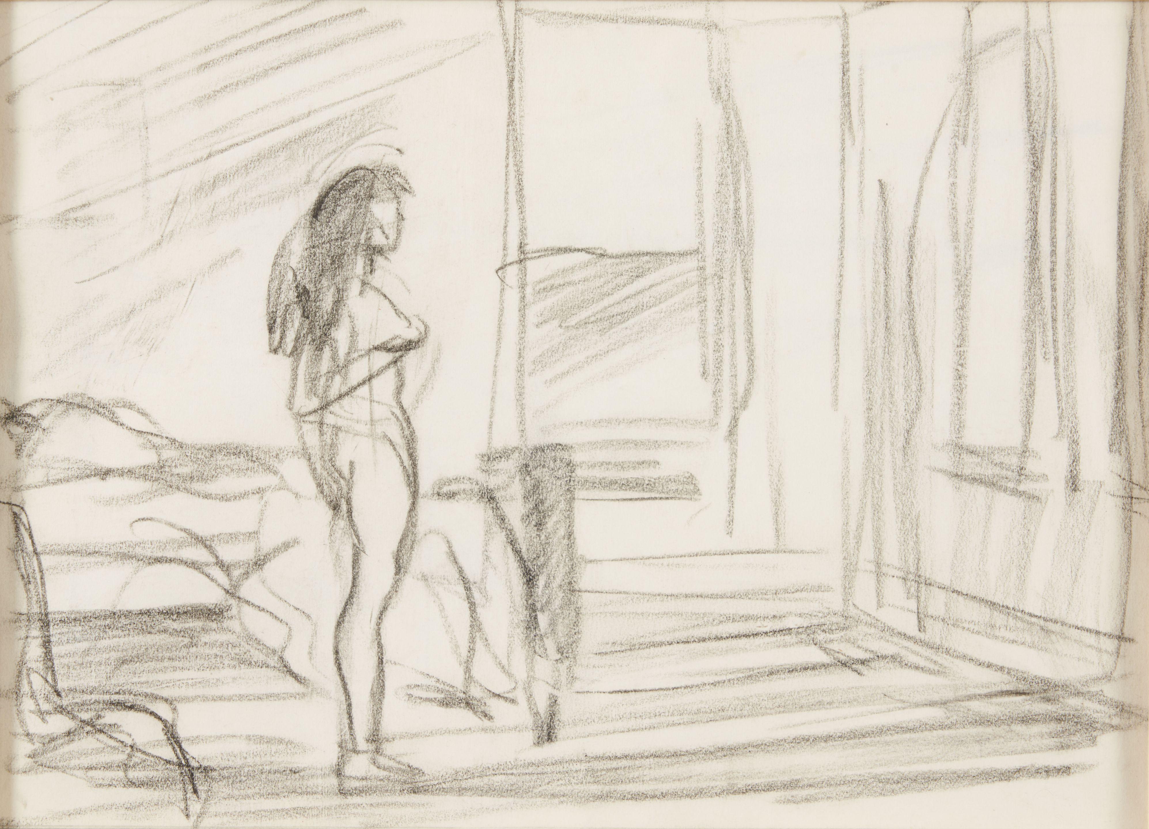 Edward Hopper - Study for \'A Woman in the Sun\'