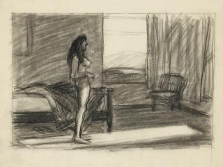 Edward Hopper - Study For \'A Woman In The Sun\'