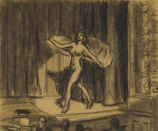 Edward Hopper - Study For \'Girlie Show\'