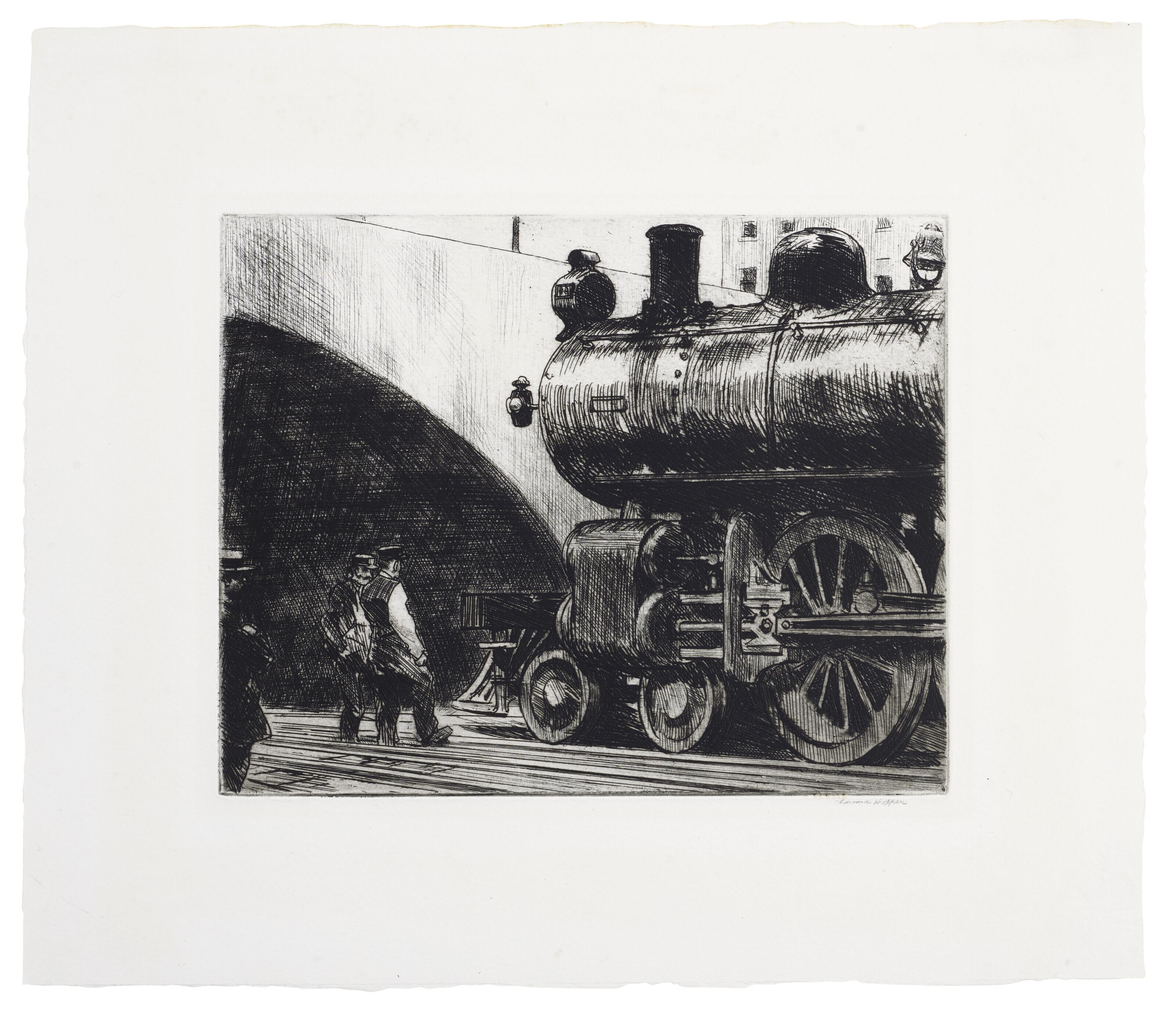 Edward Hopper - The Locomotive