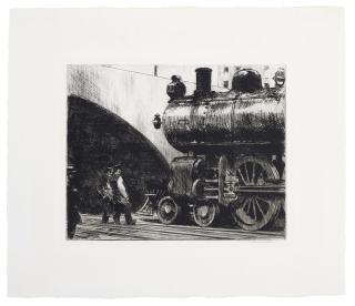 Edward Hopper - The Locomotive