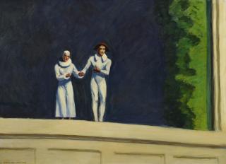 Edward Hopper - Two Comedians