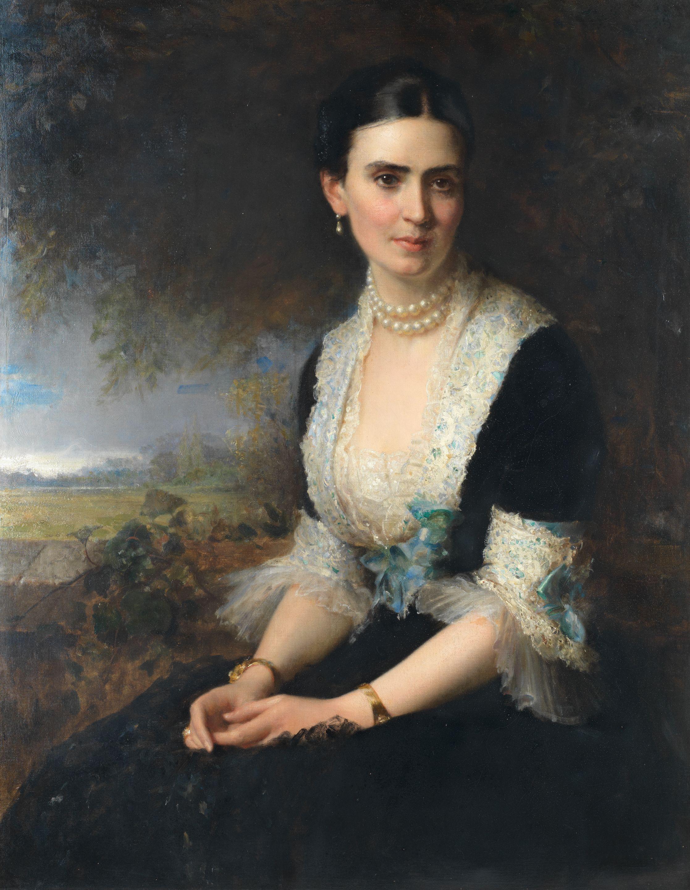 Edward Hughes - Portrait of Jane Emilia Lloyd