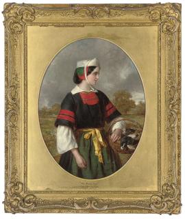 Edward Hughes - The market girl