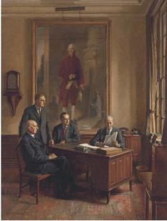 Edward I. Halliday - Conversation Piece At The Equitable Life Assurance Company