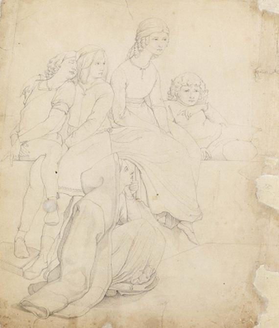 Edward Jakob von Steinle - Entwurfszeichnung zu \