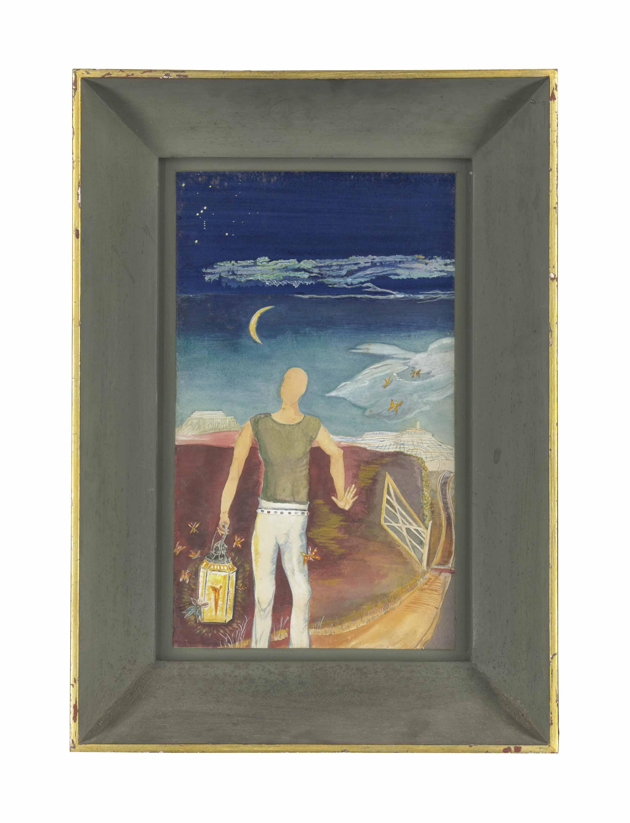 Edward James - Young man carrying a lantern