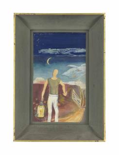 Edward James - Young man carrying a lantern