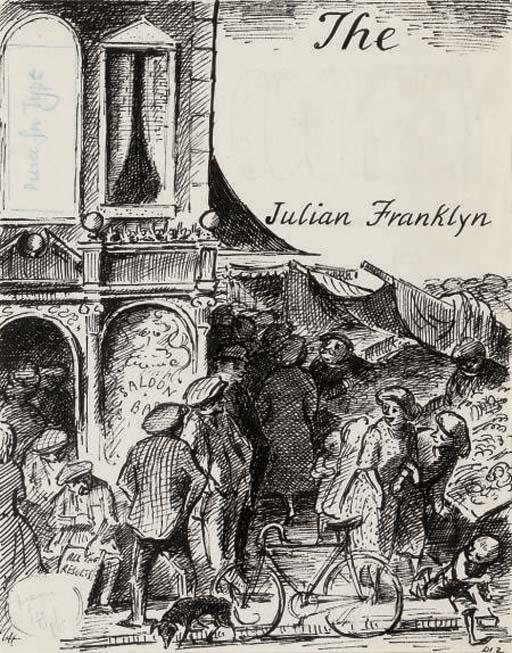 Edward Jeffrey Irving Ardizonne - Front cover design for Julian Franklyn\'s The Cockney