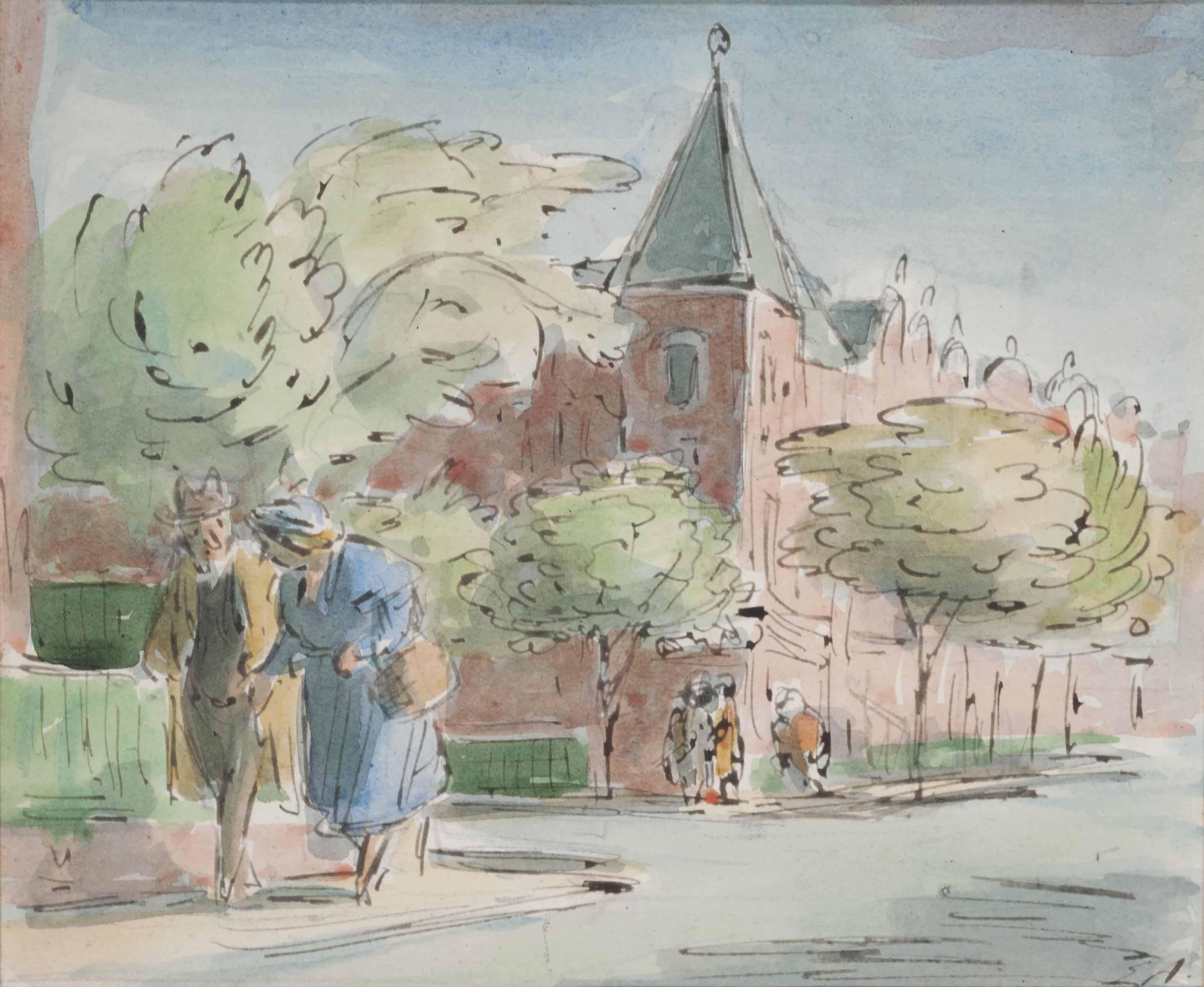 Edward Jeffrey Irving Ardizzone, R.A. - Elgin Avenue, London