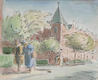 Edward Jeffrey Irving Ardizzone, R.A. - Elgin Avenue, London
