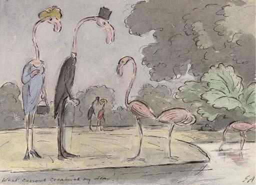 Edward Jeffrey Irving Ardizzone R.A. - \'What curious creatures my dear!\'