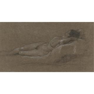 Edward John Gregory, R.A. - Reclining Nude