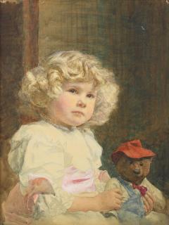 Edward John Gregory RA, PRI - Portraits of Gwyneth, Doreen, Keith and Leslie Newall