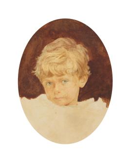 Edward John Gregory - Four sketches of the Newall children