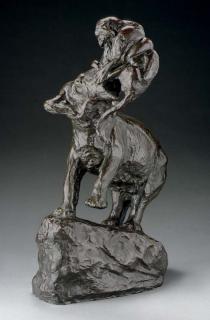 Edward Kemeys - Elephant and Tiger