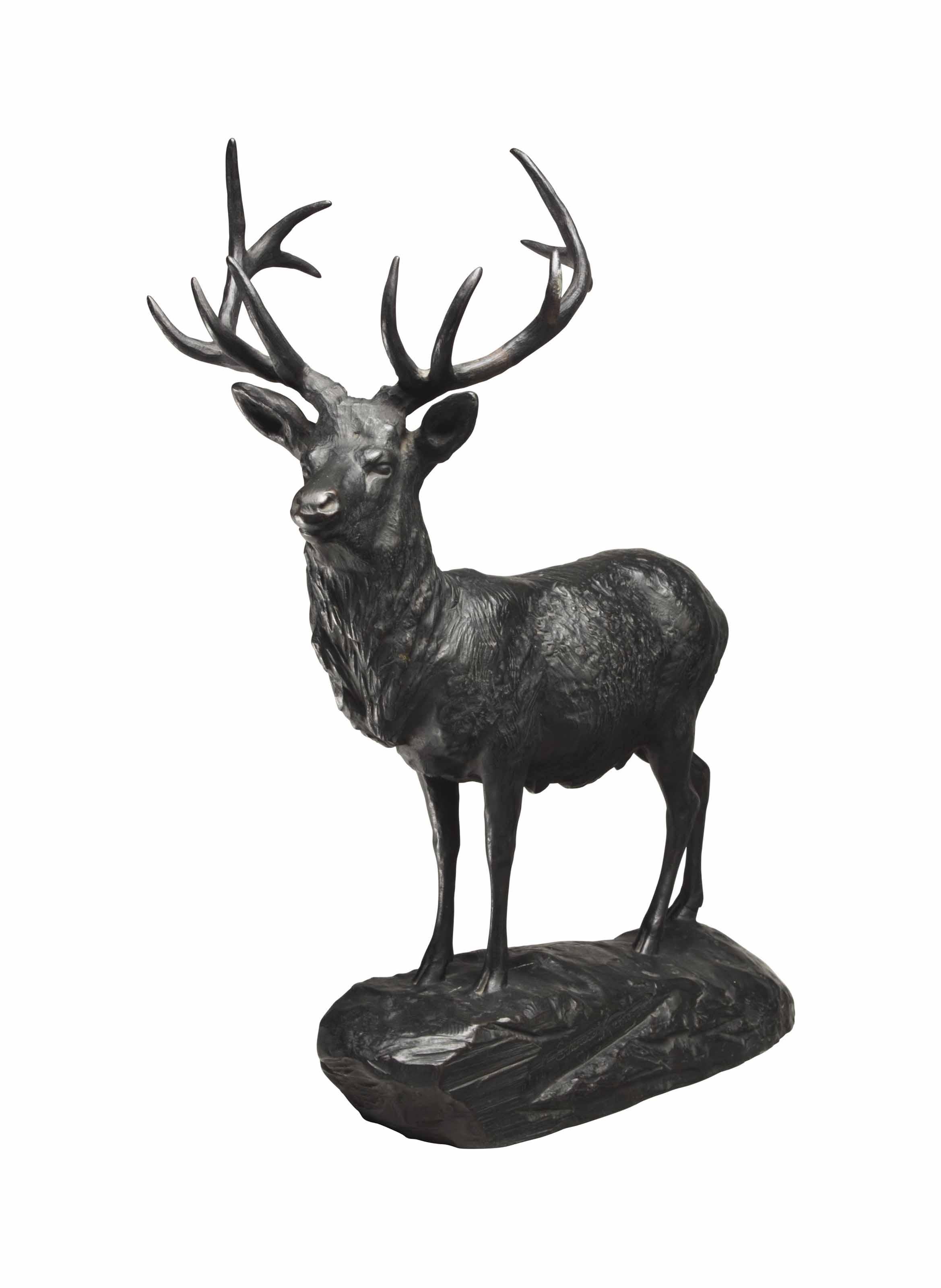 Edward Kemeys - \'Elk\'