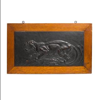 Edward Kemeys - Panther at Bay