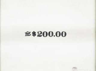 Edward Kienholz - For $200.00