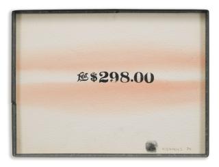 Edward Kienholz - For $ 298,00