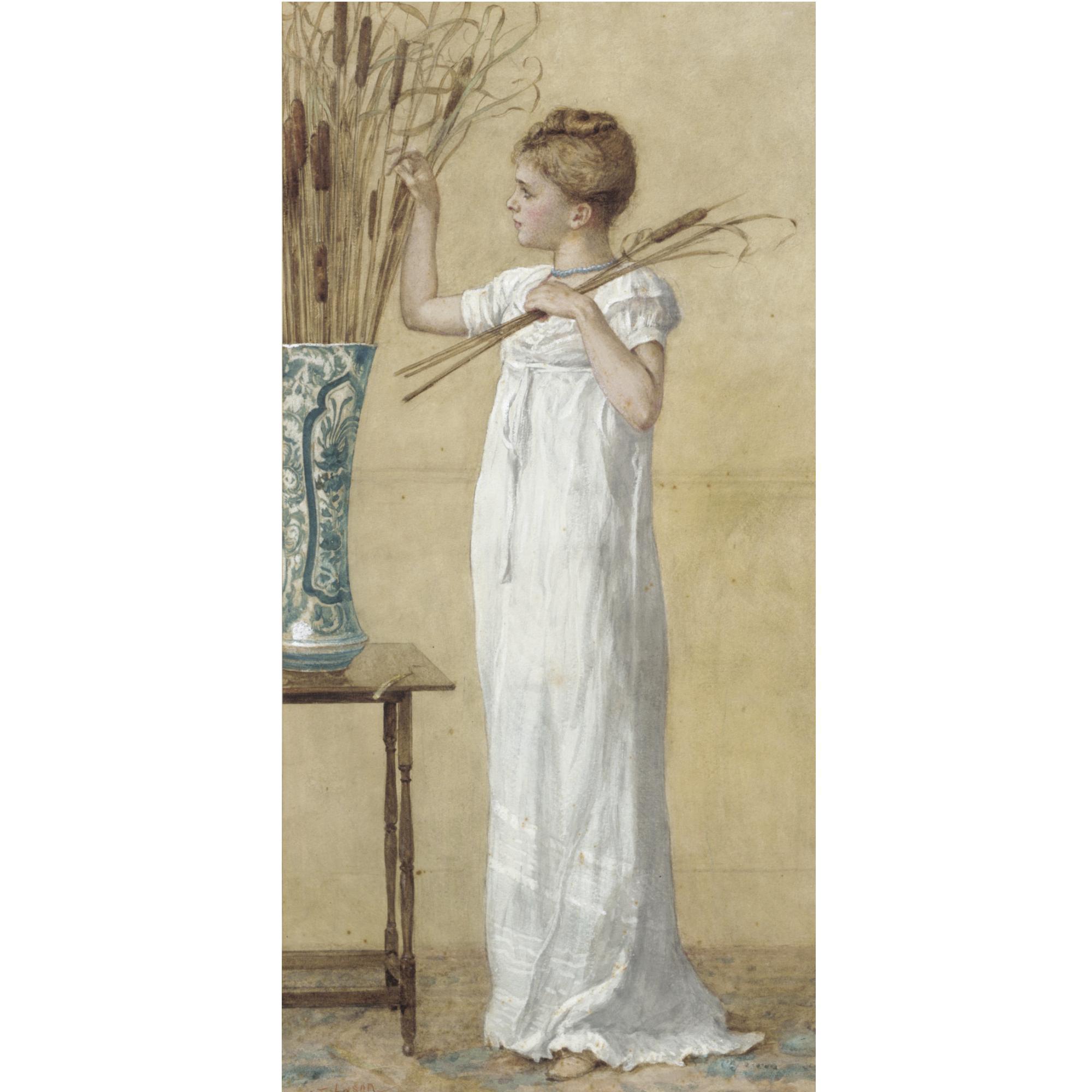 Edward Killingworth Johnson - Arranging The Bullrushes