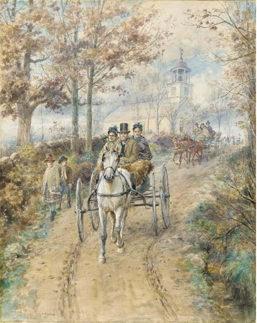 Edward Lamson Henry - A Carriage Ride