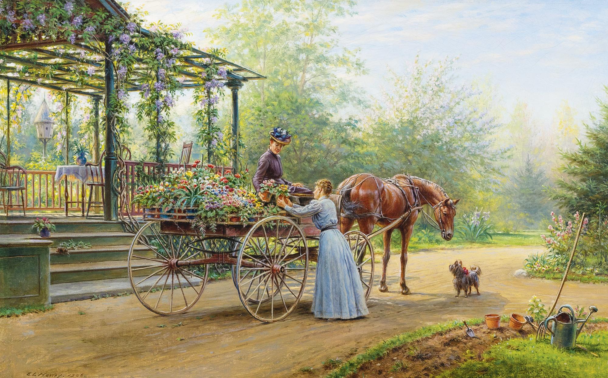 Edward Lamson Henry - Flower Seller