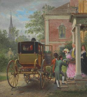Edward Lamson Henry - Going Out To Ride: New York, About 1796