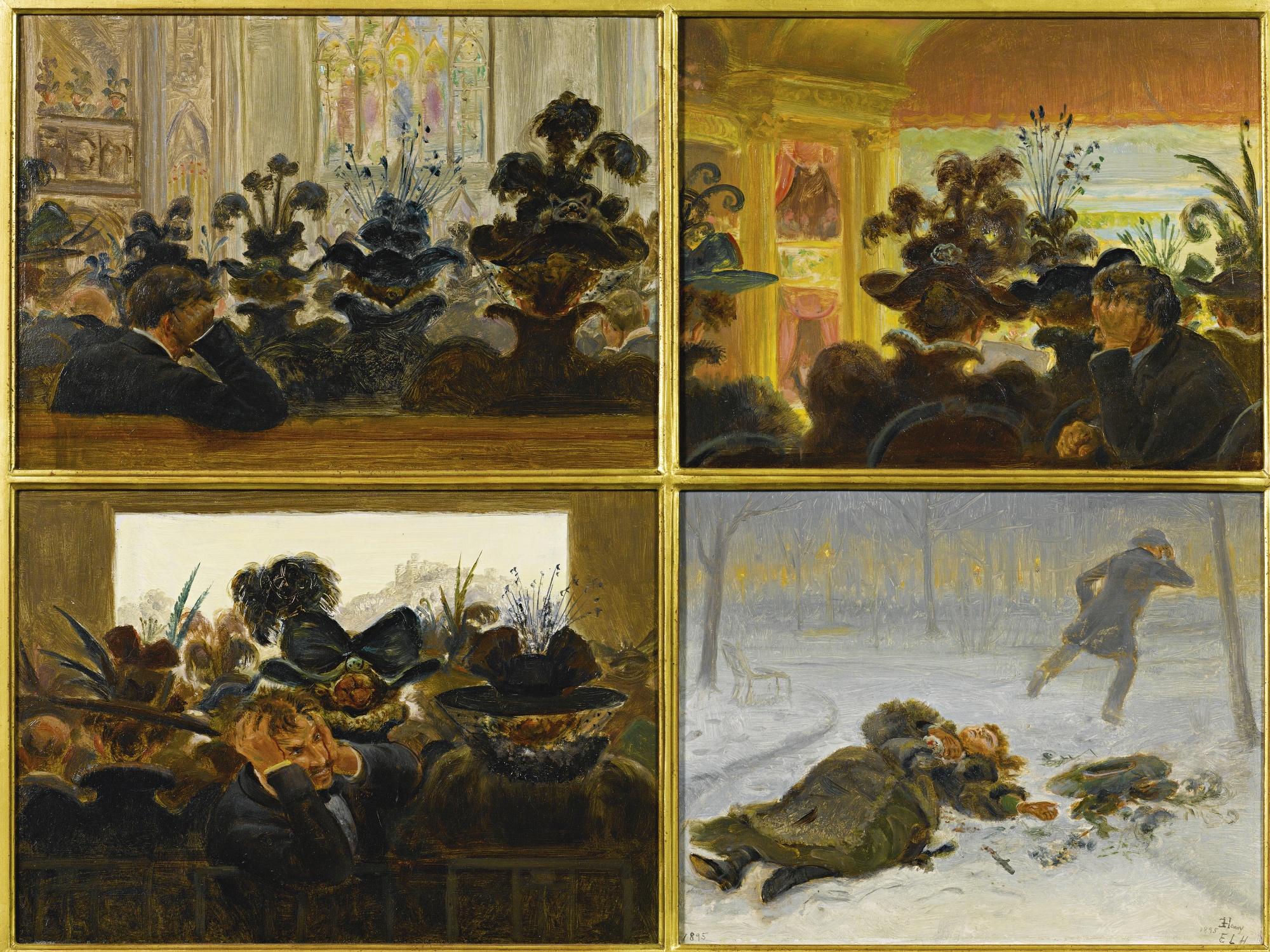 Edward Lamson Henry - The Trouble With Women\'S Hats