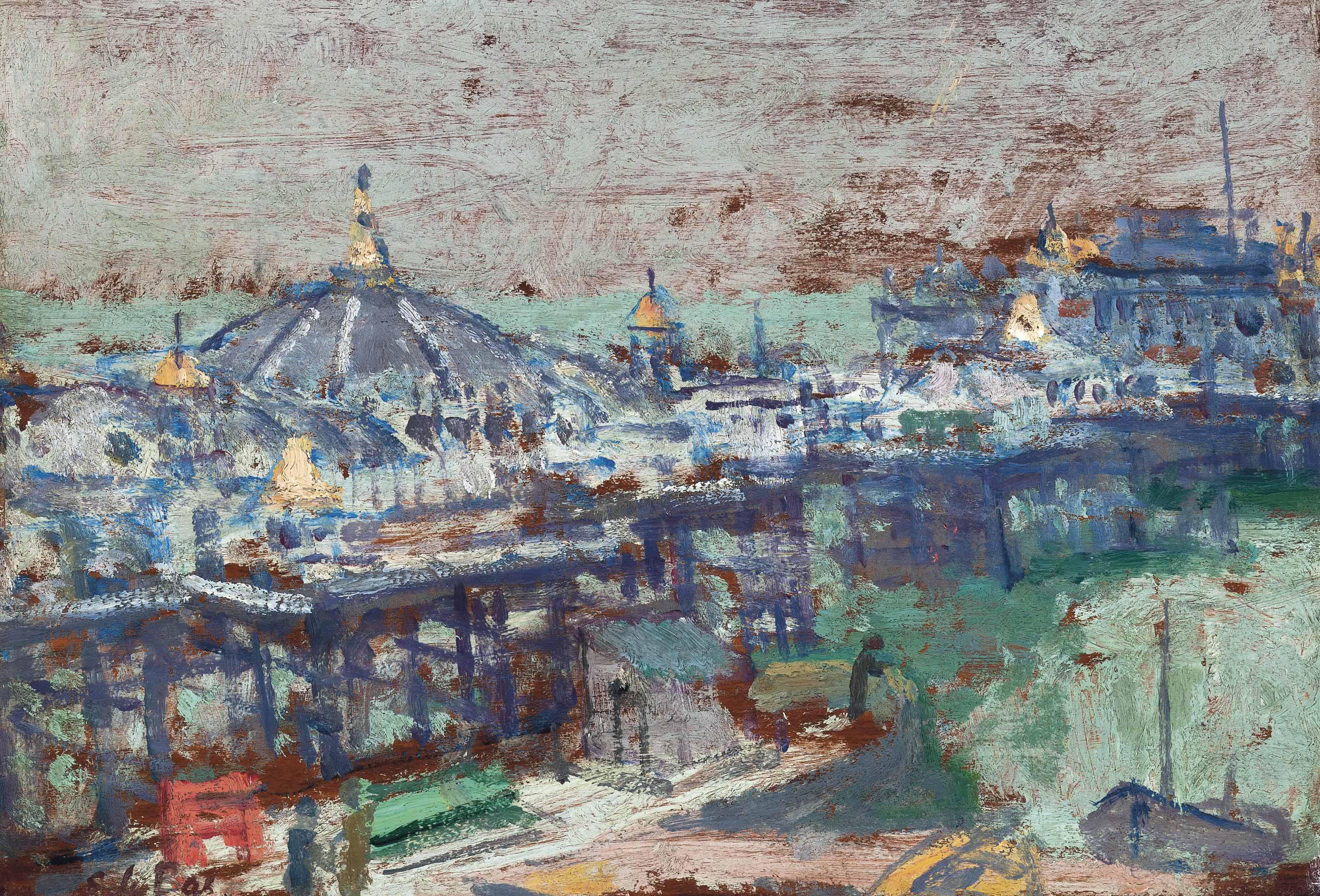 Edward Le Bas, R.A. - The Palace Pier, Brighton