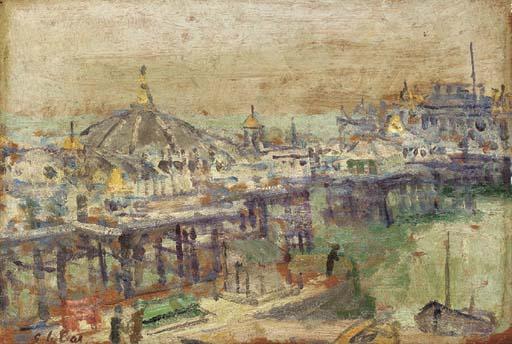 Edward Le Bas, R.A. - The Palace Pier, Brighton