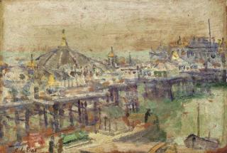 Edward Le Bas, R.A. - The Palace Pier, Brighton