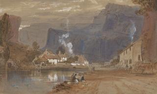 Edward Lear - Cheddar Cliffs, Somerset