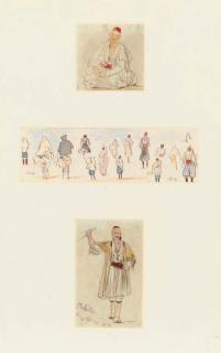 Edward Lear - Figure studies