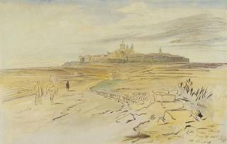 Edward Lear - Mdina Or Citta Vecchia, Malta