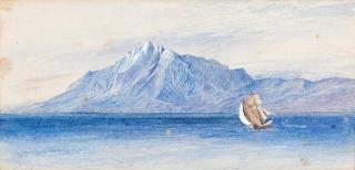 Edward Lear - Mount Athos