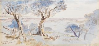 Edward Lear - Mount of Olives