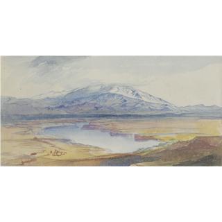 Edward Lear - Mount Olympus, Greece