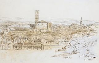 Edward Lear - Perugia, Italy
