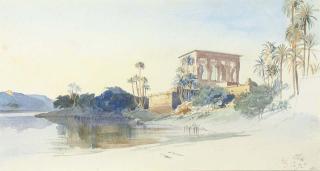Edward Lear - Philae, Egypt