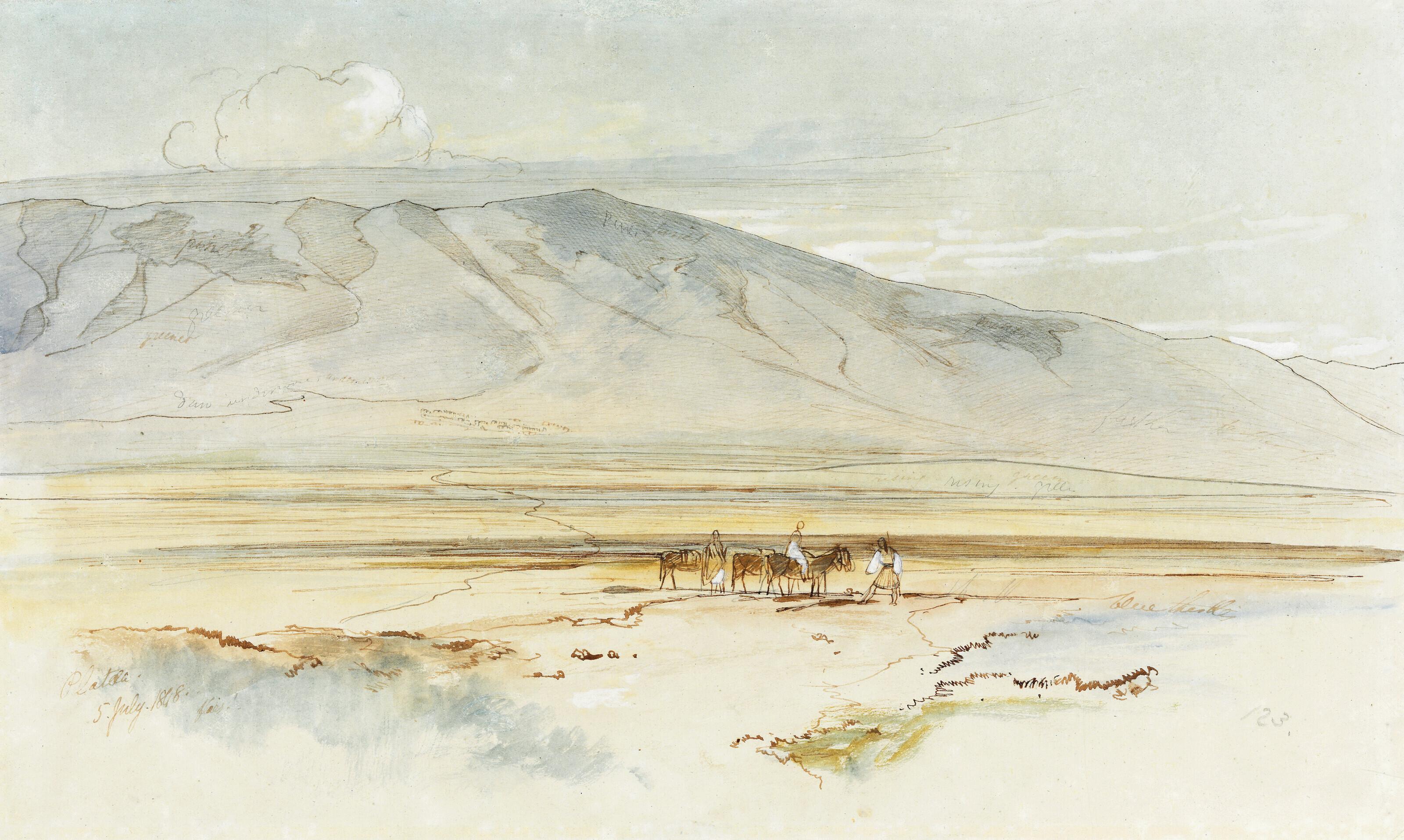 Edward Lear - Plataea, Greece