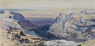 Edward Lear - The Bingemma Valley, Malta