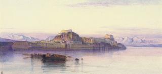 Edward Lear - The Citadel, Corfu