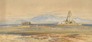 Edward Lear - Tor de\'Schiavi, Campagna de Roma