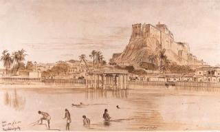 Edward Lear - Trichinopoly, Tamil Nadu, South India